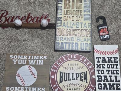 Baseball room decor