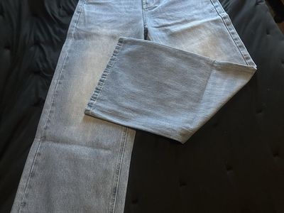 Bareline Light Wash Wide Leg Jeans Size 28