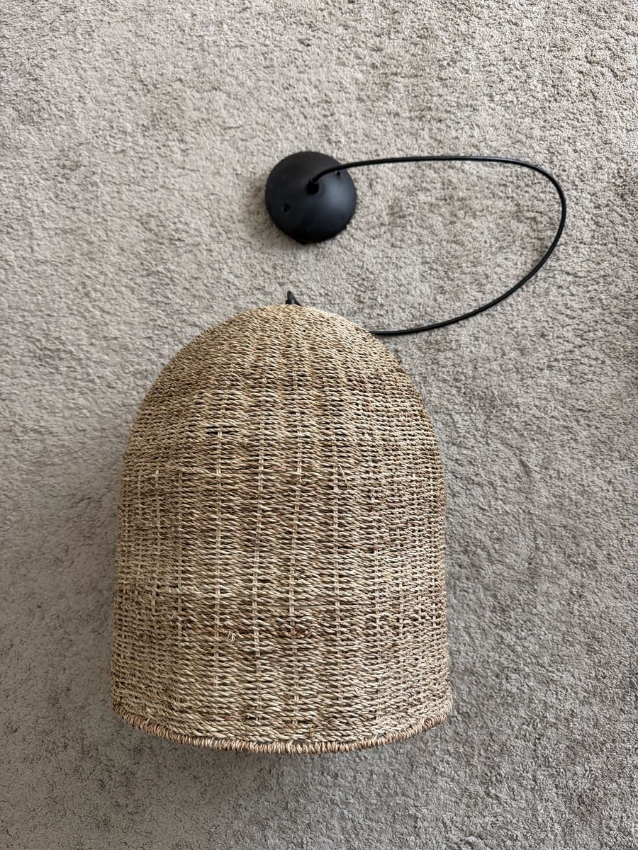 Rattan pendant light