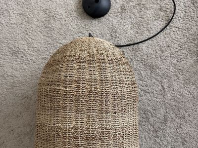 Rattan pendant light