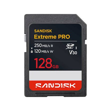 SanDisk Extreme PRO 128GB SDXC UHS-I DSLR Camera Memory Card