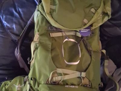 Osprey Aether 55 Backpack Green Hiking Camping