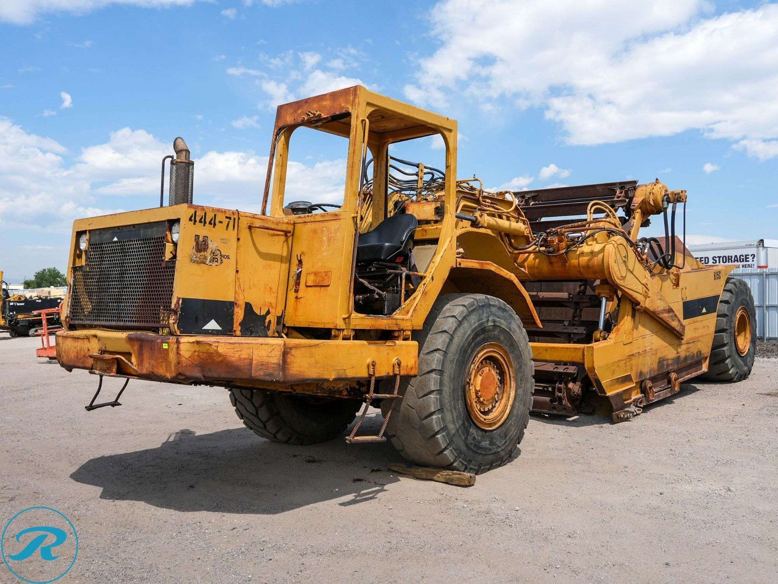 1990 Caterpillar 615C Elevating Motor Scraper-4814