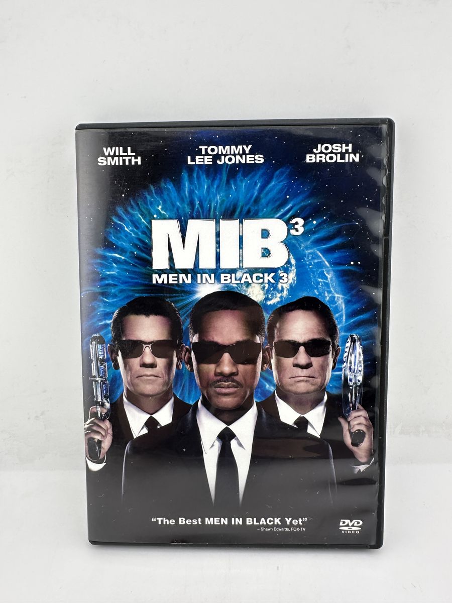Men In Black 3 DVD 2012 Will Smith Tommy Lee Jones Josh Brolin MIB3