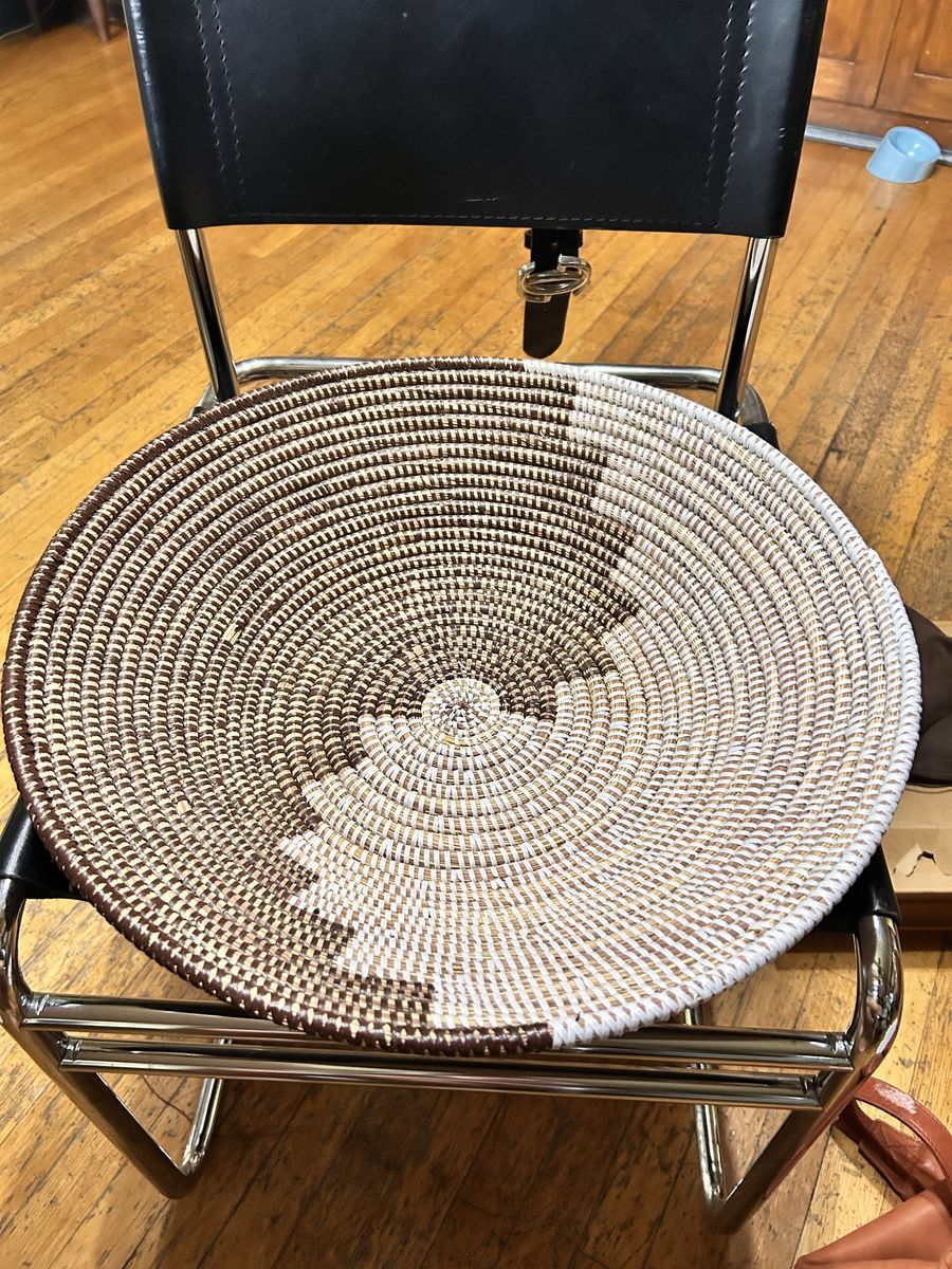 New Extra large 18 inches Hand Woven Coil Basket great for storage 