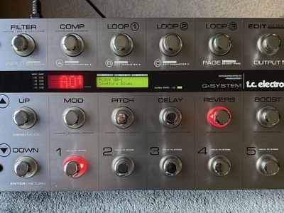 TC Electronic G-System Guitar Effects Processor and Floor Controller; Mint
