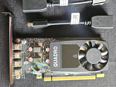Nvidia Quadro P1000 - 4 mini-DisplayPort