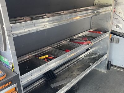 Ranger Shelf racks for Vans 72"