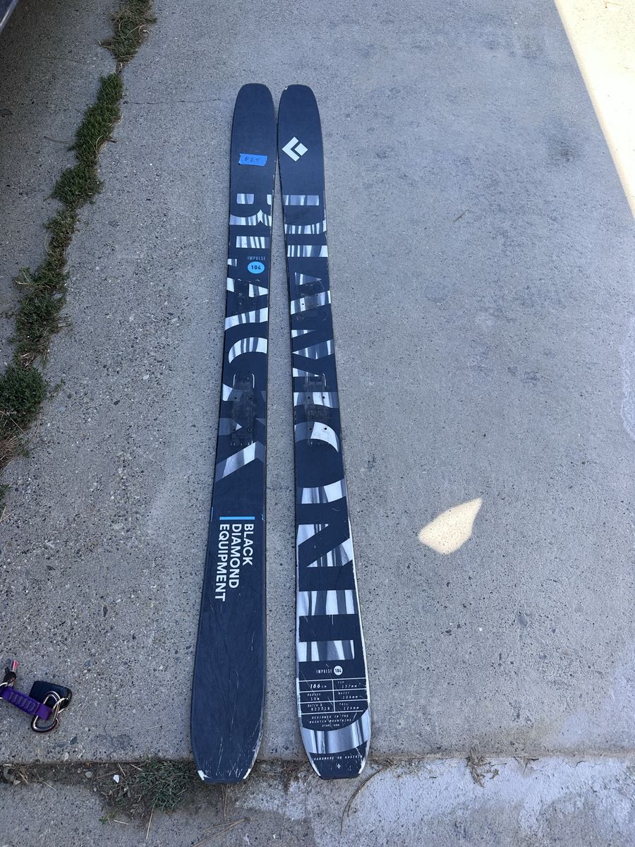 Black Diamond Impulse 104 Skis - 186 cm All-Mountain Freeride