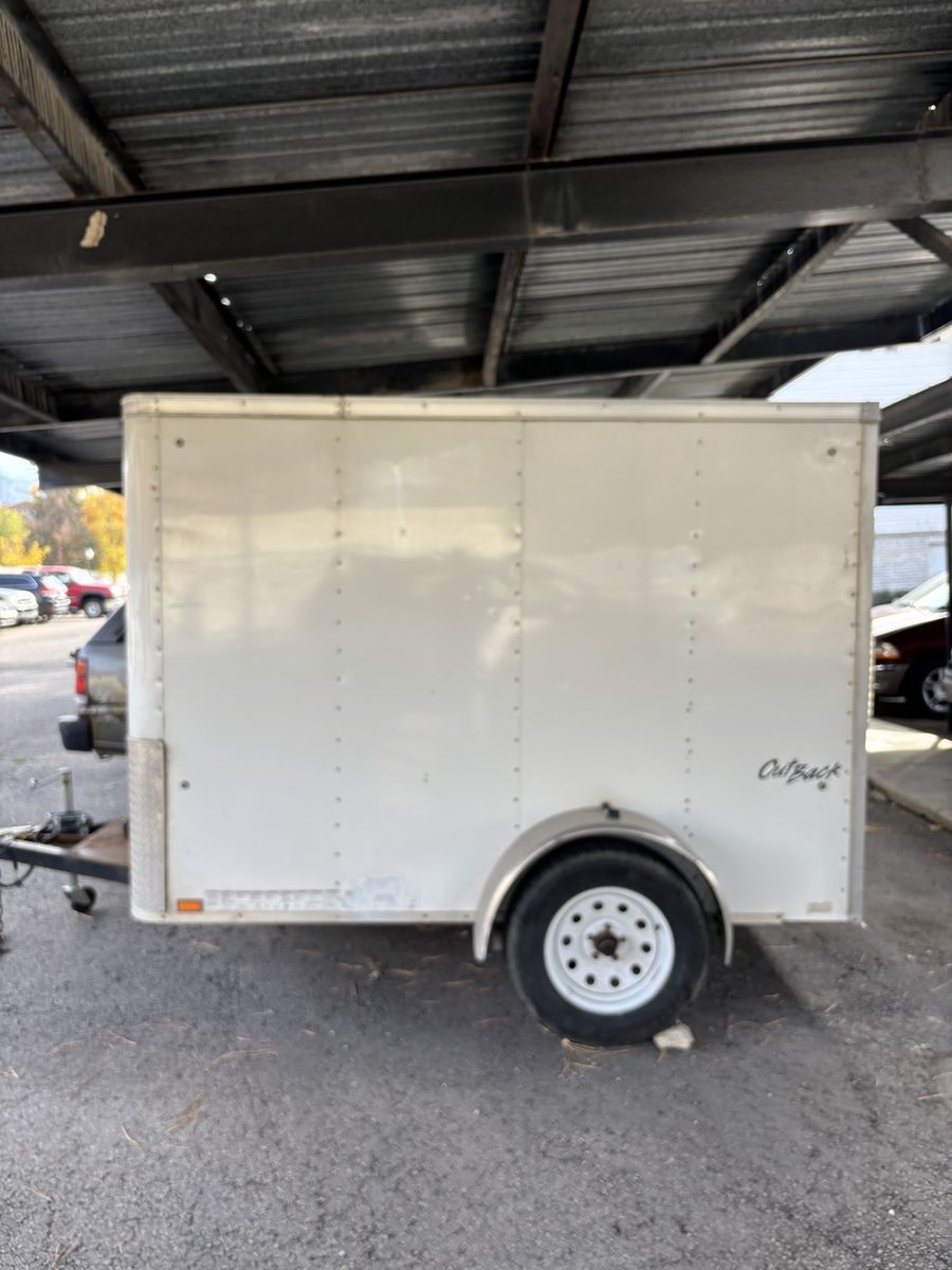 Covered utility trailer