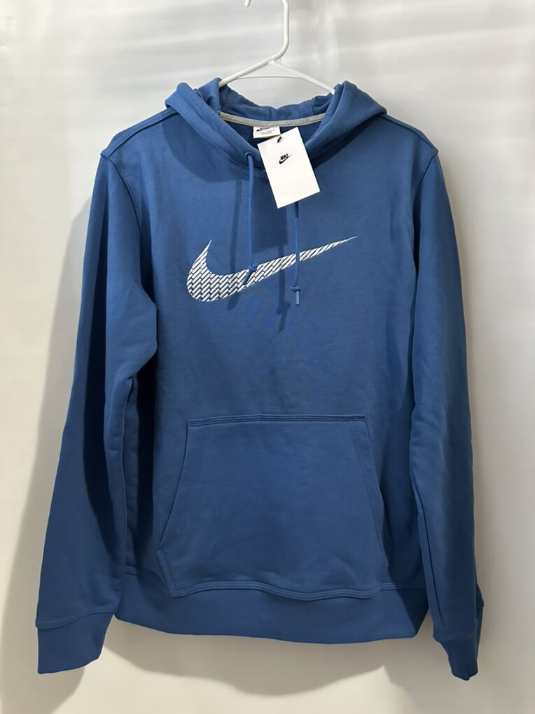 New Nike Hoodie Mens Sz M Blue