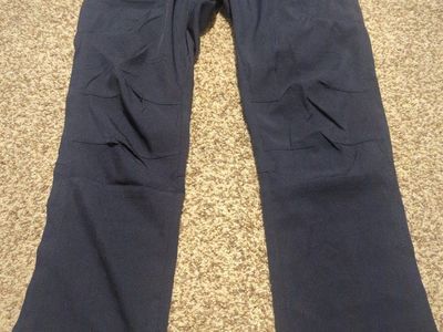 Women's small EMT cargo pants navy blue.