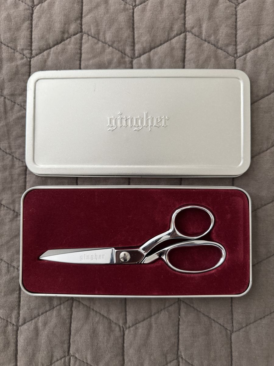 Gingher Knife Edge Bent Dressmaker Shears Trimmers Scissors 6 inches  NEW
