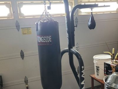boxing station heavy bag and speed bag