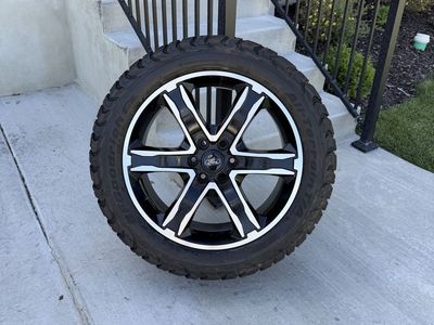 Ford Expedition F150 Rims and Tires 275/50R22 Bfgoodrich Ko3 Load E