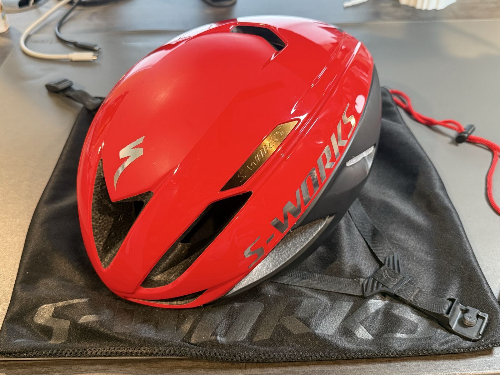 Specialized S-Works Evade II Aero Cycling Helmet - Red/Black - Size Large (59-63cm)