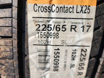 225/65r17 continental crosscontact lx25