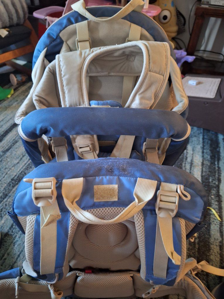Kelty Kids Blue Framed Hiking Child Carrier Backpack with Storage