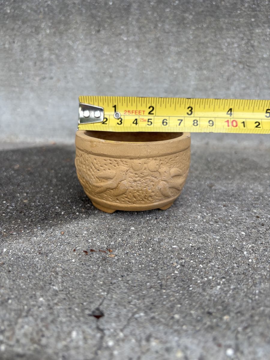 Set of 3 Bonsai Pots – Decorative Ceramic Plan