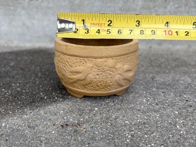Set of 3 Bonsai Pots – Decorative Ceramic Plan