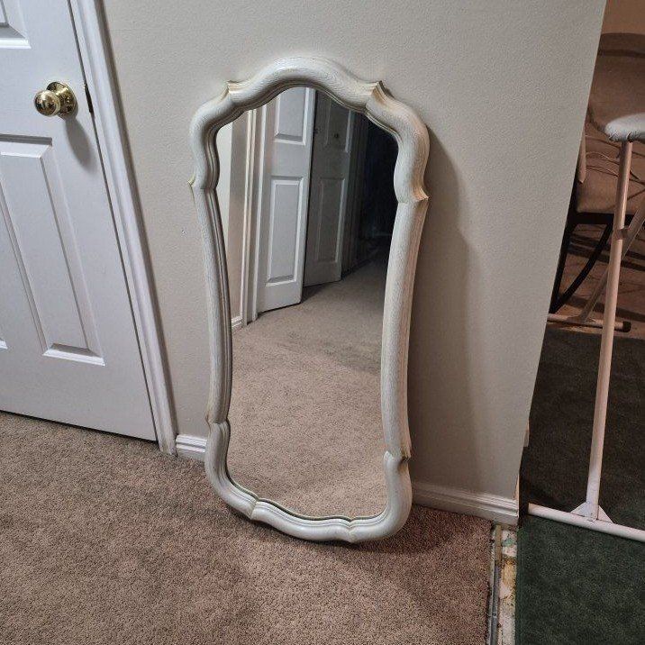 Vintage Mirror - 36" x 16" Decorative Accent Mirror