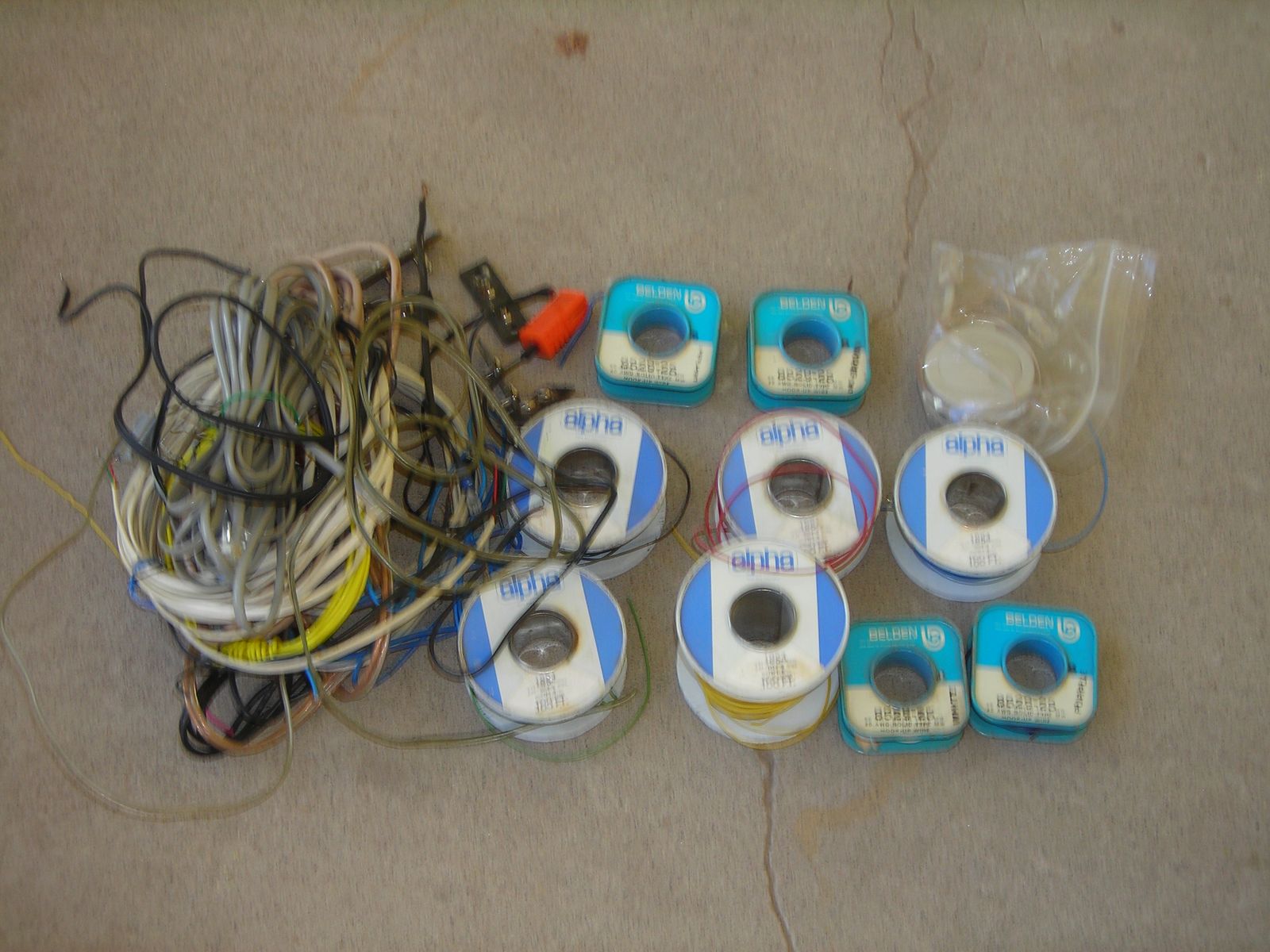 Electrical wiring, mostly small gauge for hobbyist or ?