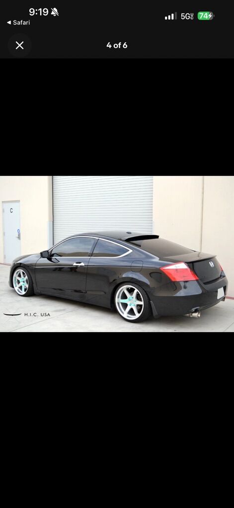 2012 honda Accord Coupe Rear Widow Visor