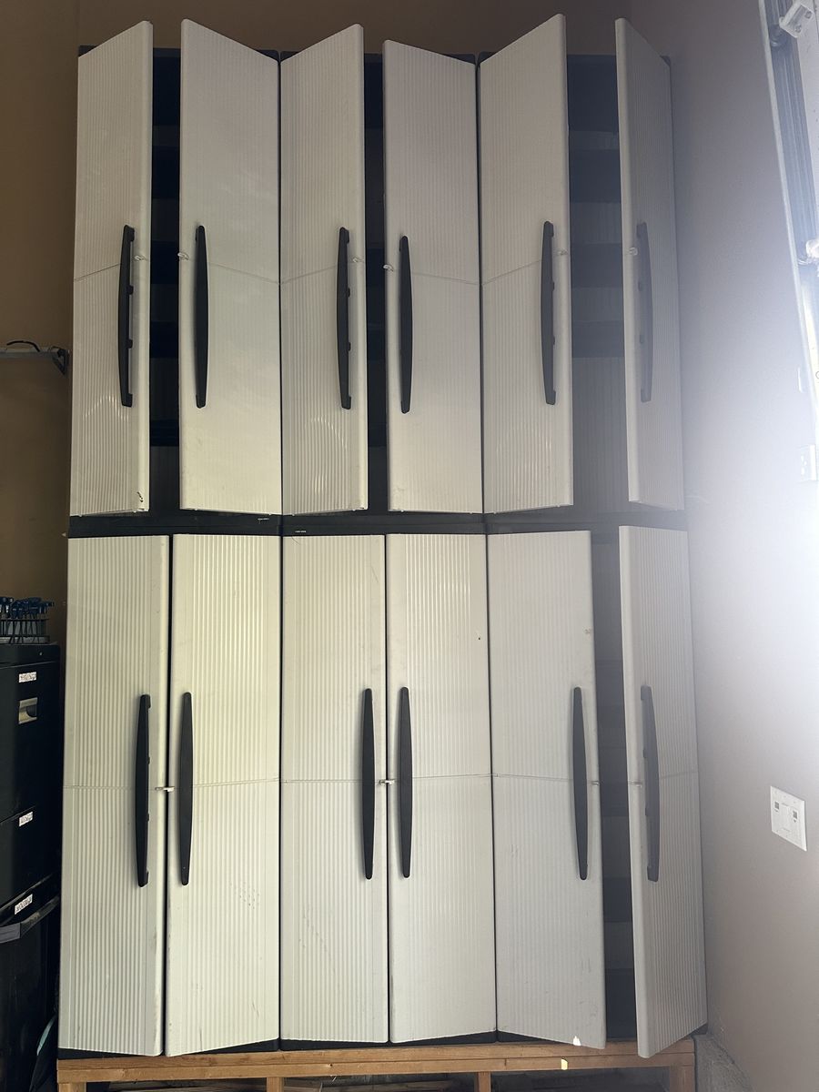 12 Available Black & Decker White Lockers
