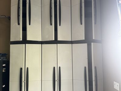 12 Available Black & Decker White Lockers