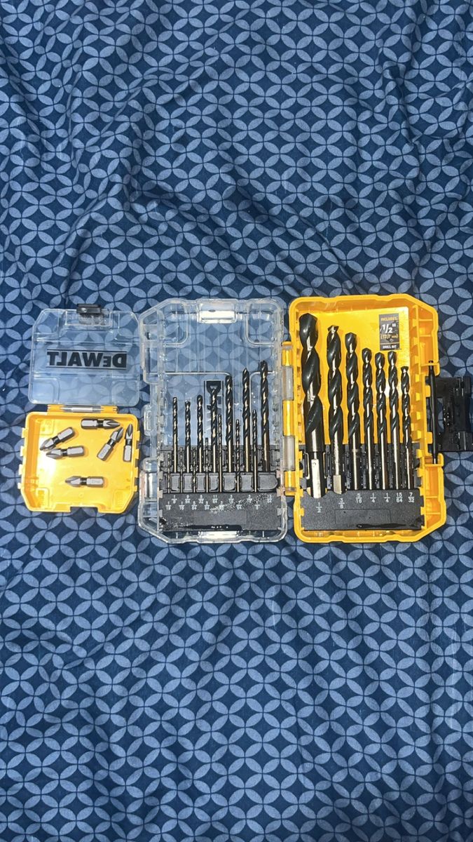 DeWalt Drill Bit Set - Multiple Sizes & Drivers with Cases