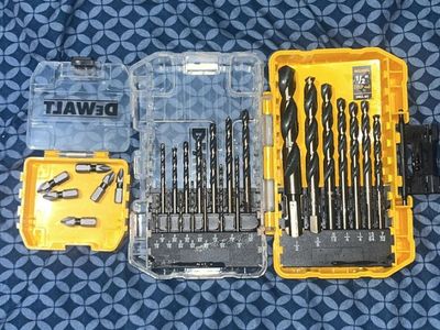 DeWalt Drill Bit Set - Multiple Sizes & Drivers with Cases
