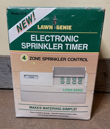 Lawn Genie 4 zone sprinkler controller
