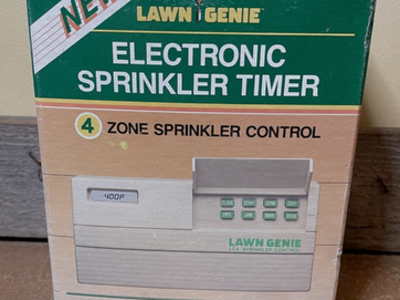 Lawn Genie 4 zone sprinkler controller