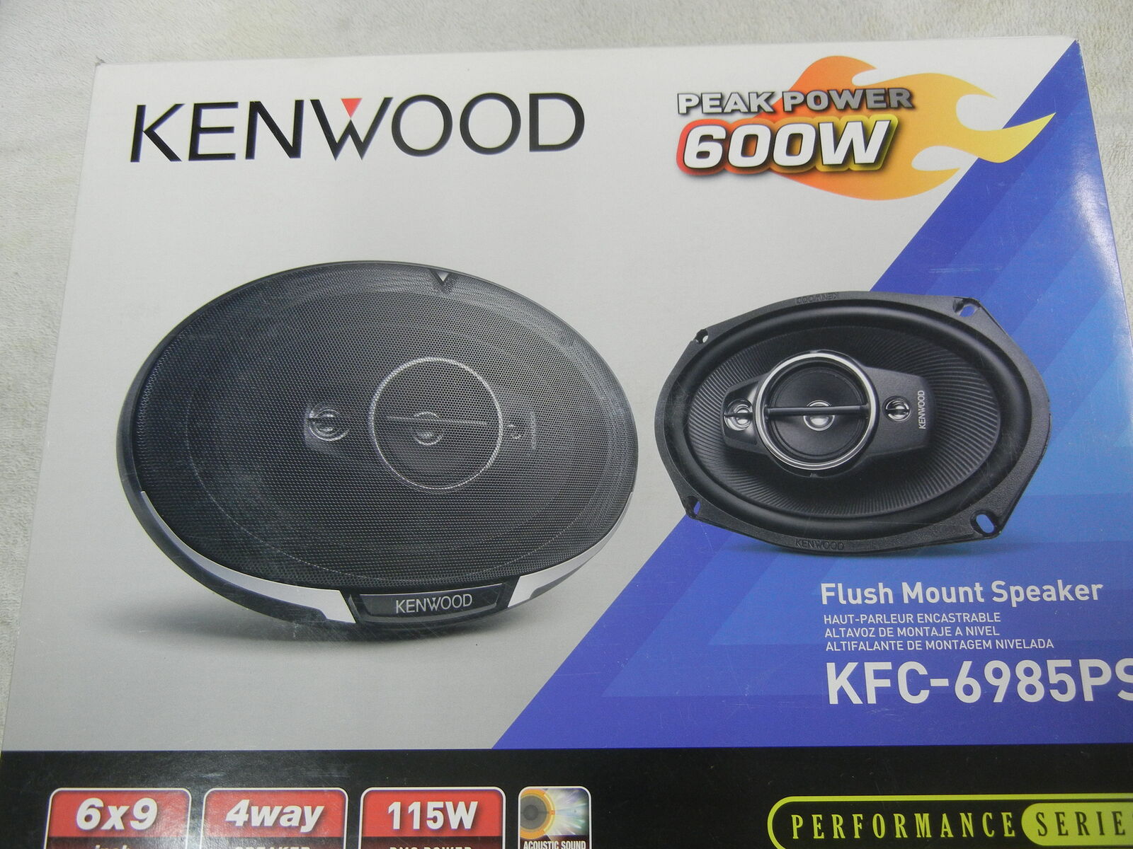 Speakers Kenwood 6X9 4 Way NEW
