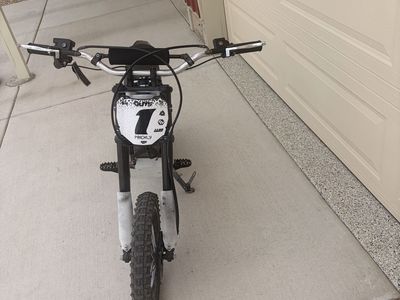 Electric Dirt Bike - Fun, Off-Road E-Moto with Number 1 Plate