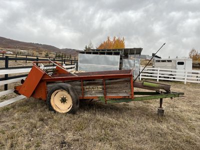 Vintage CASE Manure Spreader - Farm Equipment Rustic Decor / Restoration Project