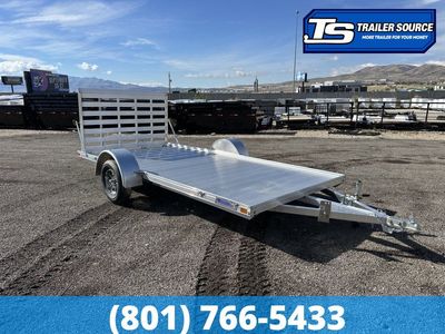 7x14 Alcom Mission FA 2.0 Aluminum Trailer - Interior - 3.5K GVWR - Alloy Wheels