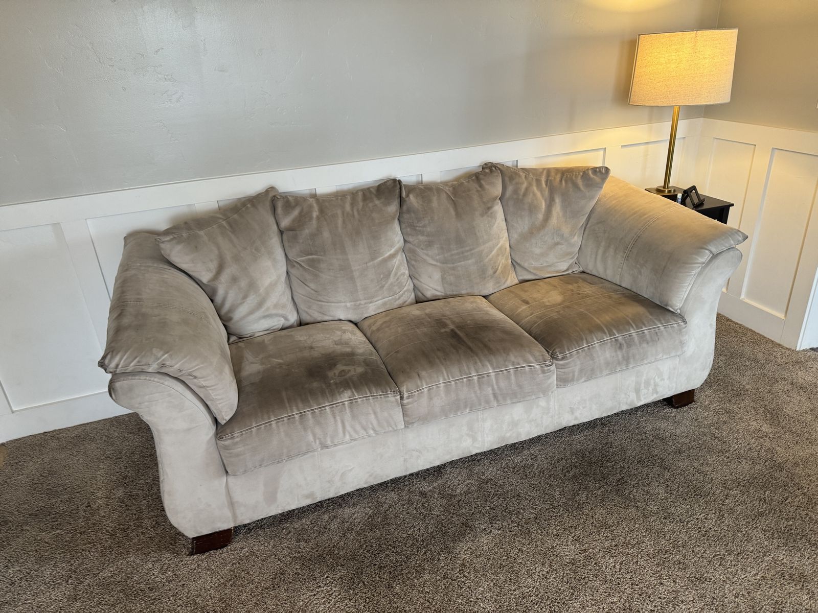 Microfiber Couch & Chair