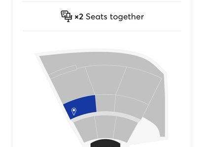 2 Tickets Lee Brice Aug 20 Sec 4 Row L (Front Row in Section 4)