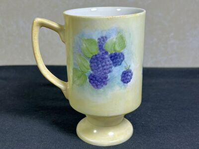 Hand-Painted MUG OOAK Studio Art Porcelain Cup