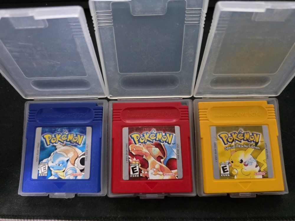 Pokemon Red, Yellow, Blue