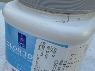 SherwIn Williams Interior Satin Latex Paint 1 Qt