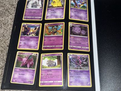 Assorted Pokémon TCG Cards Collection Lot with Binder