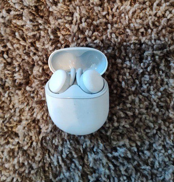 Google Pixel buds A-series Bluetooth headphones ear with case
