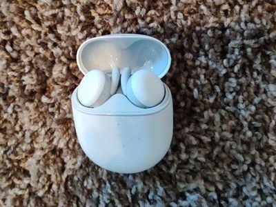 Google Pixel buds A-series Bluetooth headphones ear with case