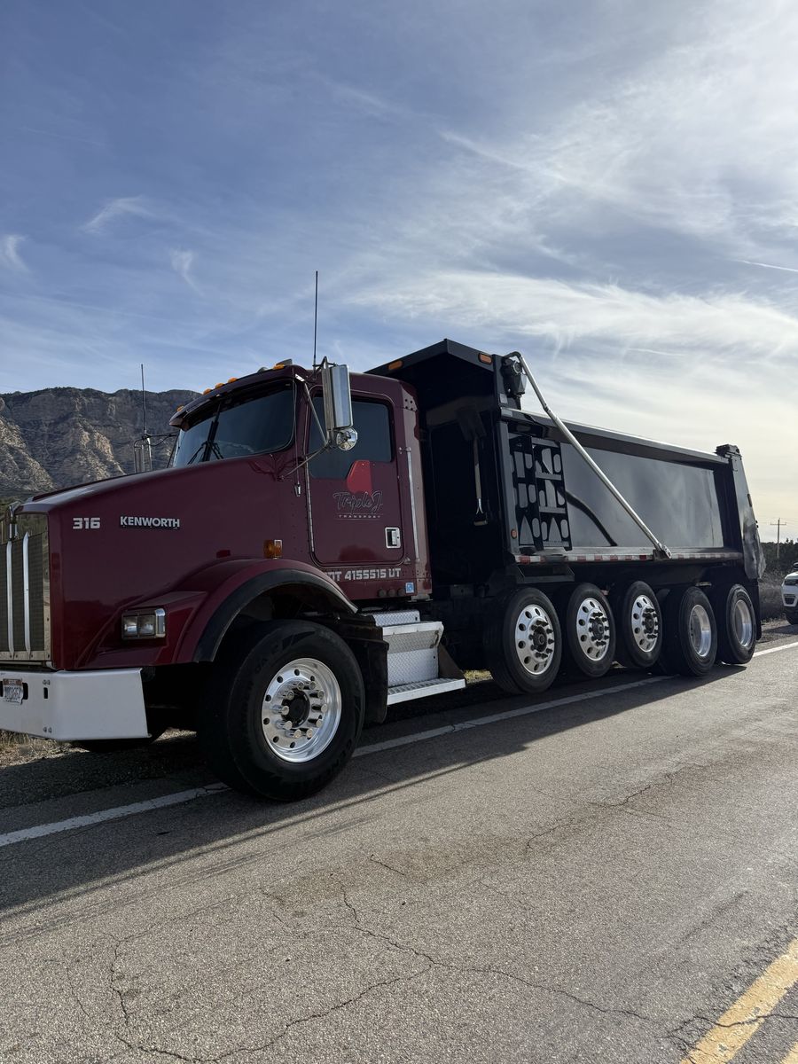Dump trucks available for hire