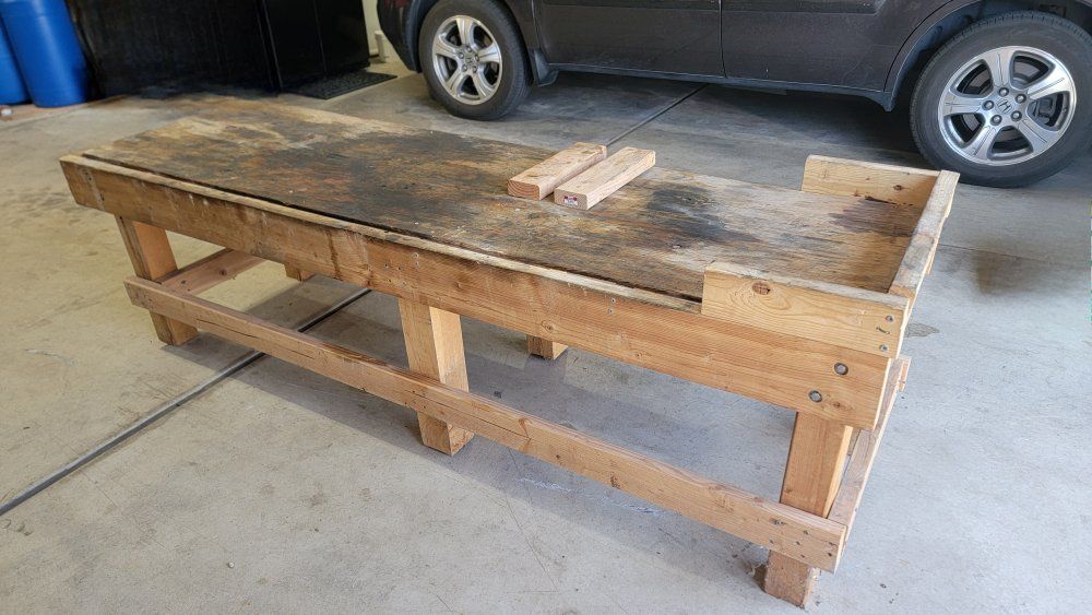 Motorcycle Table Bench