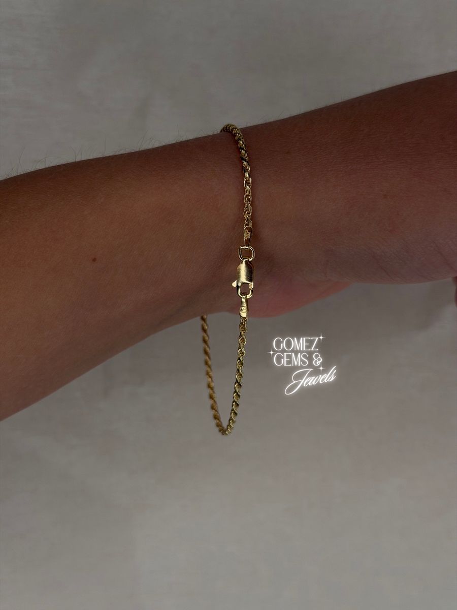 Sterling Silver Gold Plated Bracelet 