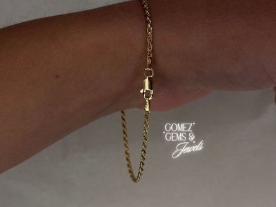 Sterling Silver Gold Plated Bracelet