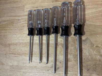 Set of Made in USA Craftsman Torx Screw Drivers T10 - T30